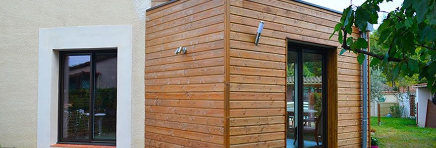 Extension de maison en bois